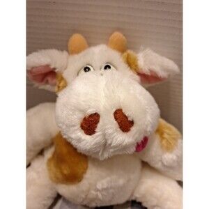 Commonwealth Cuddle Cow plush stuffed animal toy no sound